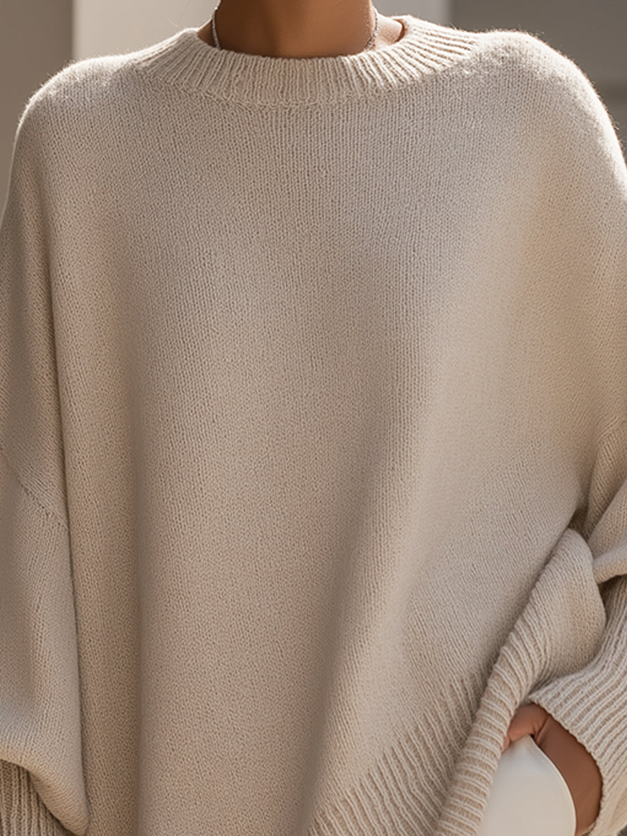 Femke | Oversized Lange Modieuze Trui
