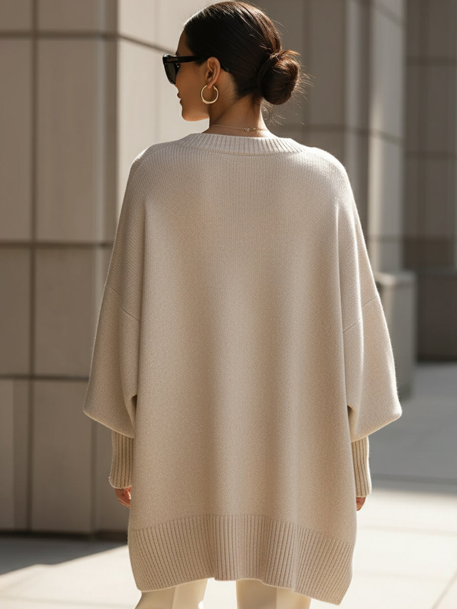 Femke | Oversized Lange Modieuze Trui