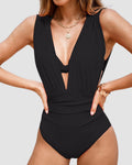 Luxe Shaping Badpak met Diepe V-Hals