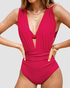 Luxe Shaping Badpak met Diepe V-Hals