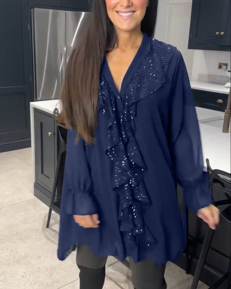 Lisa | Stijlvolle Blouse met Ruffles