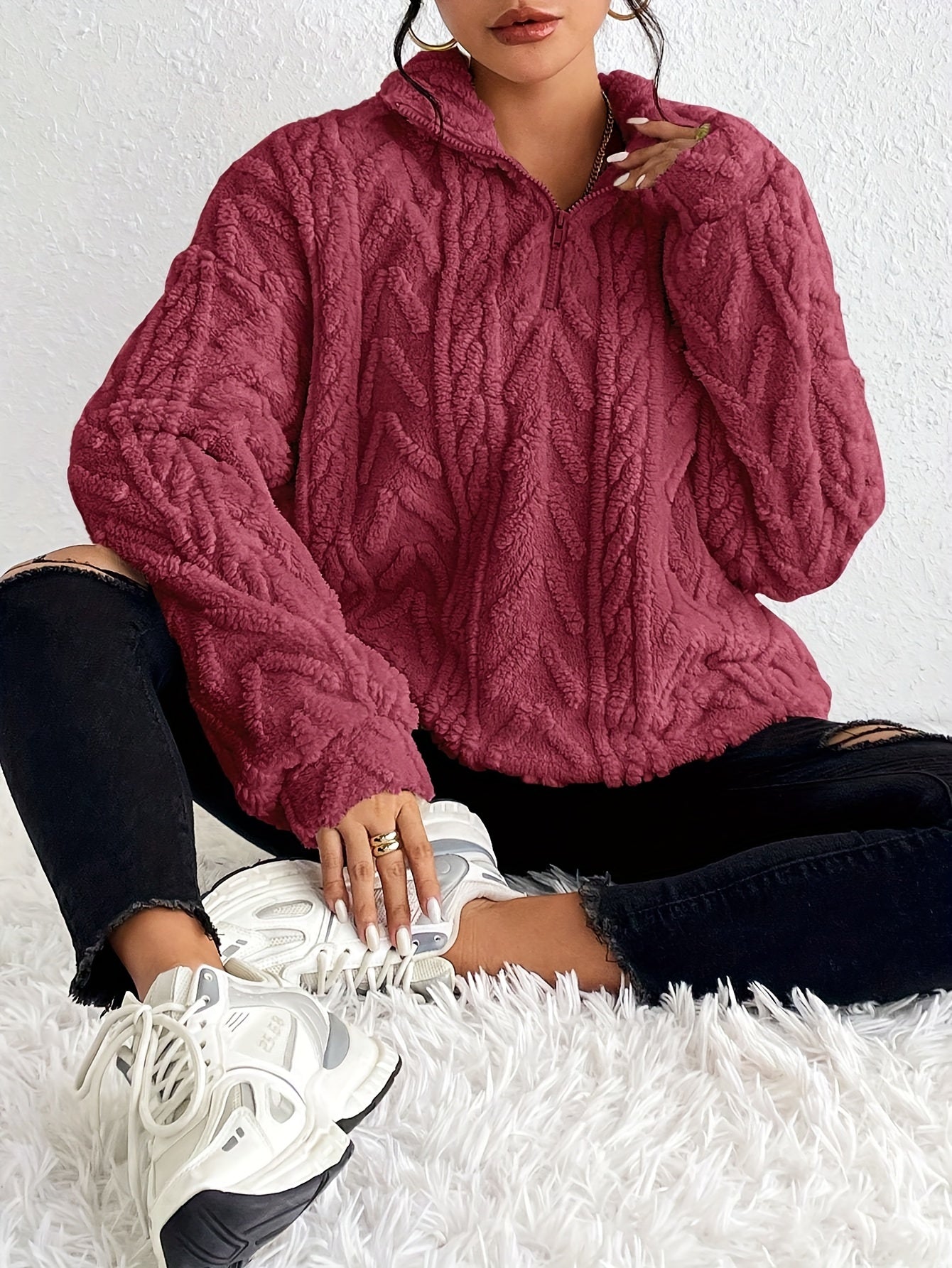 Laluna® | Trui in pile alla moda