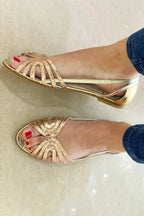 Eleonora | Gouden Zomersandalen