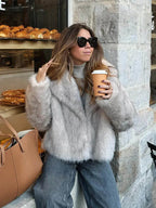 Sara | Stijlvolle Cropped Bontjas