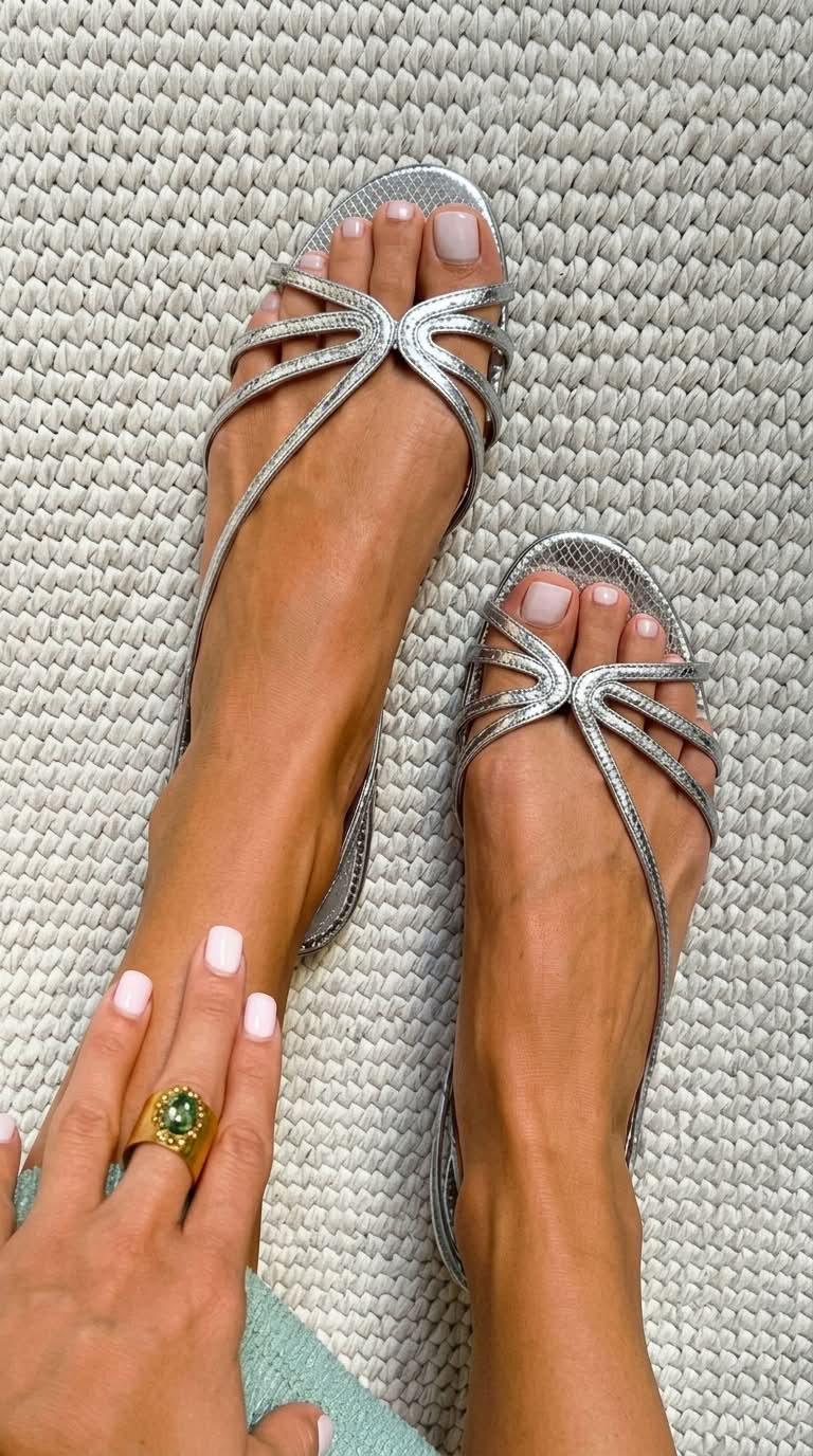 Ginevra | Gouden Elegante Zomersandalen