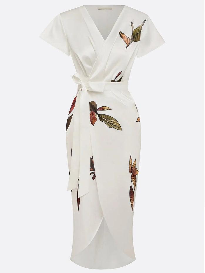 Elin™ | Elegante stampa floreale con stampa floreale