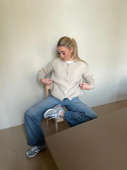 LALUNA® | CARDIGAN IN MOHAIR