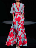 Leggi | Completo Elegante Maxi Abito Midi Glamour Bordo Mare