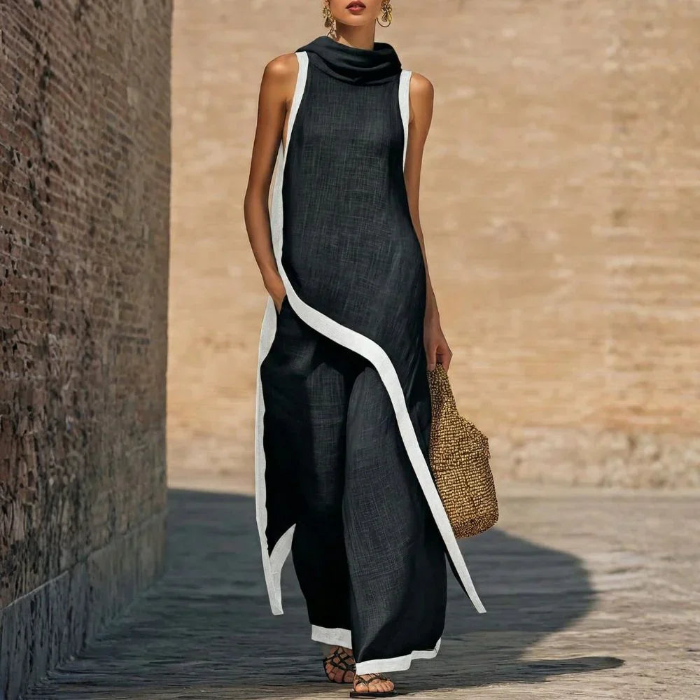Selvaggia | Completo Effetto Lino Minimalista