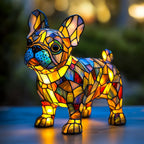 Lichtgevende hond - Handgemaakte Lamp die Harten Laat Stralen
