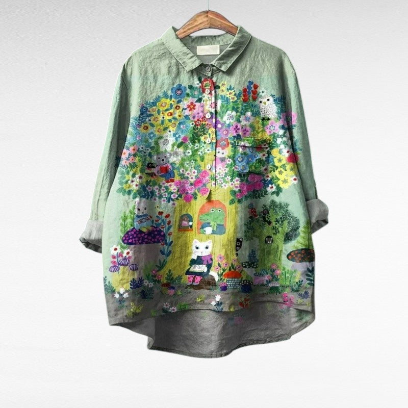 Laluna® | Modieuze Vintage Blouse