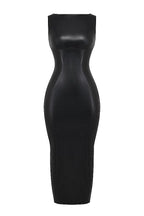 Lisa | Luxe Leren Maxi Jurk