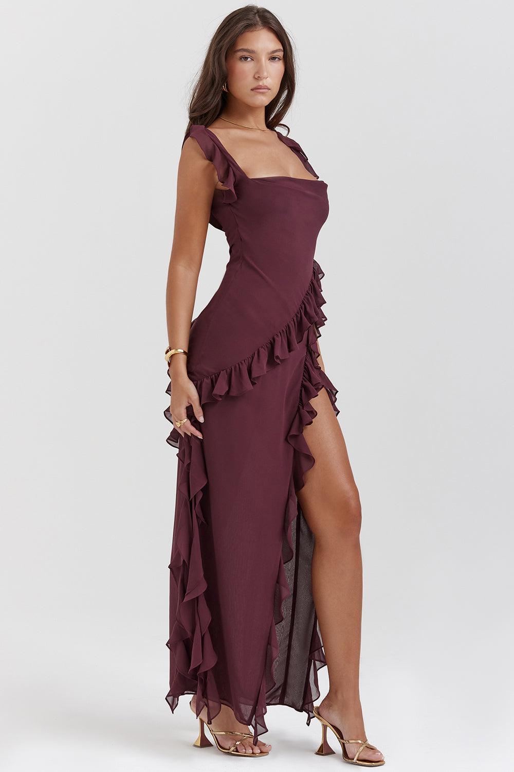 Sanne | Maxi gonna con ruches