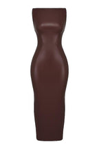 Lisa | Luxe Leren Maxi Jurk