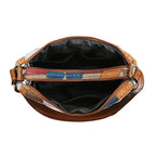 Set Borsa Vintage Patchwork in Pelle a 3 Pezzi