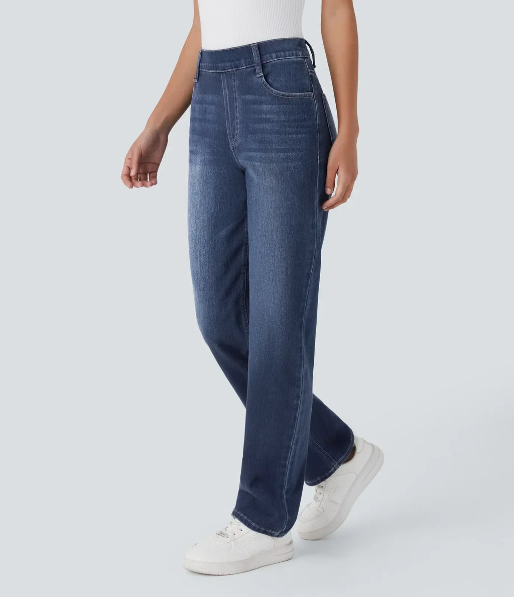 Lotte | Elastische en comfortabele broek met hoge taille