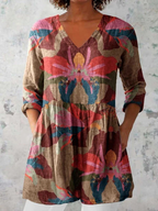 Armonia | Blusa lunga con scollo a V