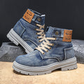 Handgemaakte Denim Boots