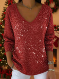 Jade™ – Elegante maglione da donna con V-udskæring