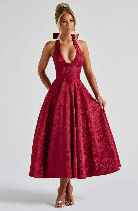 Lisa | Romantische Midi Jurk