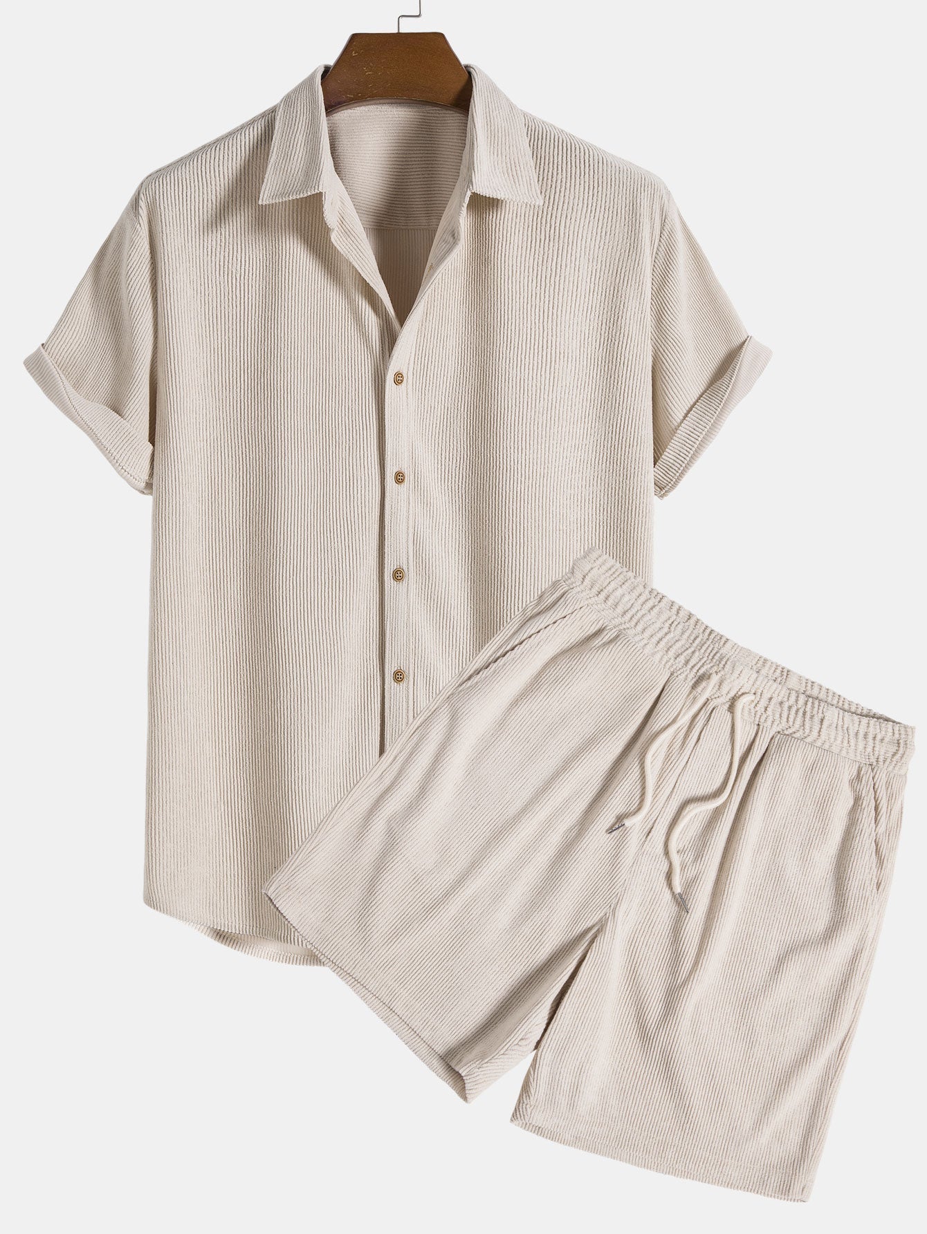Pantaloncini e pantaloni in velluto a coste Korte Mouwen
