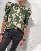 Nina | Blouse Pompmouw Ruche