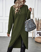 Sophie | Lange Effen Trui-jurk