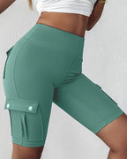 Esther | High-waisted shorts met zakken 2+1 Gratis