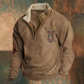 LALUNA® | MAGLIONE KLASSIEKE CON KWART RITS
