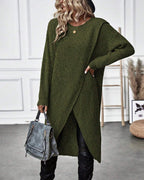 Sophie | Lange Effen Trui-jurk