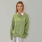 Ester | Comodo Gilet con Speelse Knopen Detail
