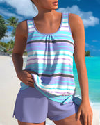 Tankini con U-hals in streetdesign