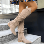 Ilse | Stijlvolle Suède Knieboots