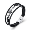Musicwaker® | Handgemaakte Armband van Hoogwaardig Leer
