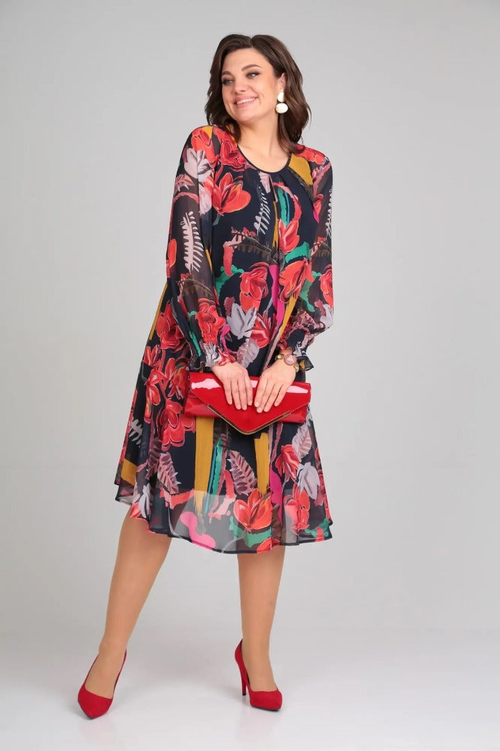 Fiore | Elegante Bloemenjurk
