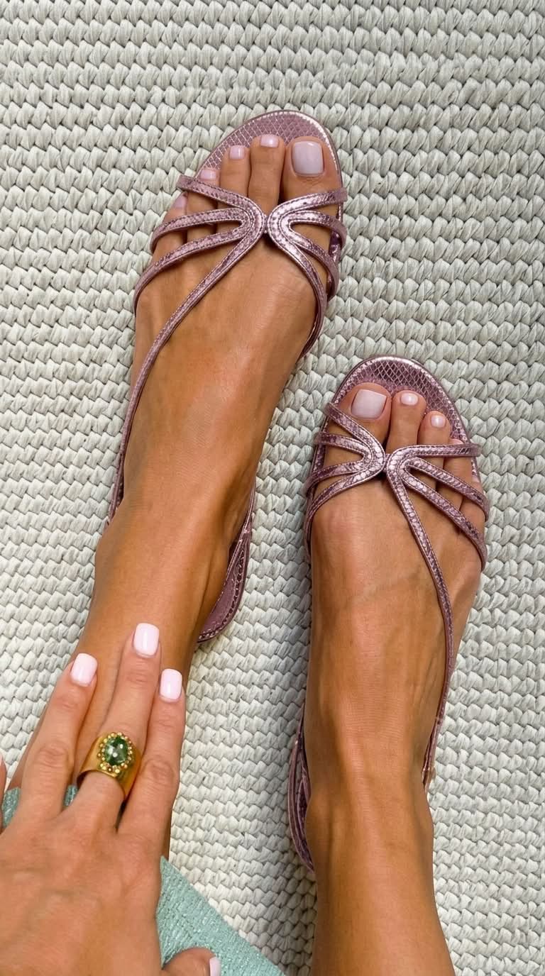 Ginevra | Gouden Elegante Zomersandalen