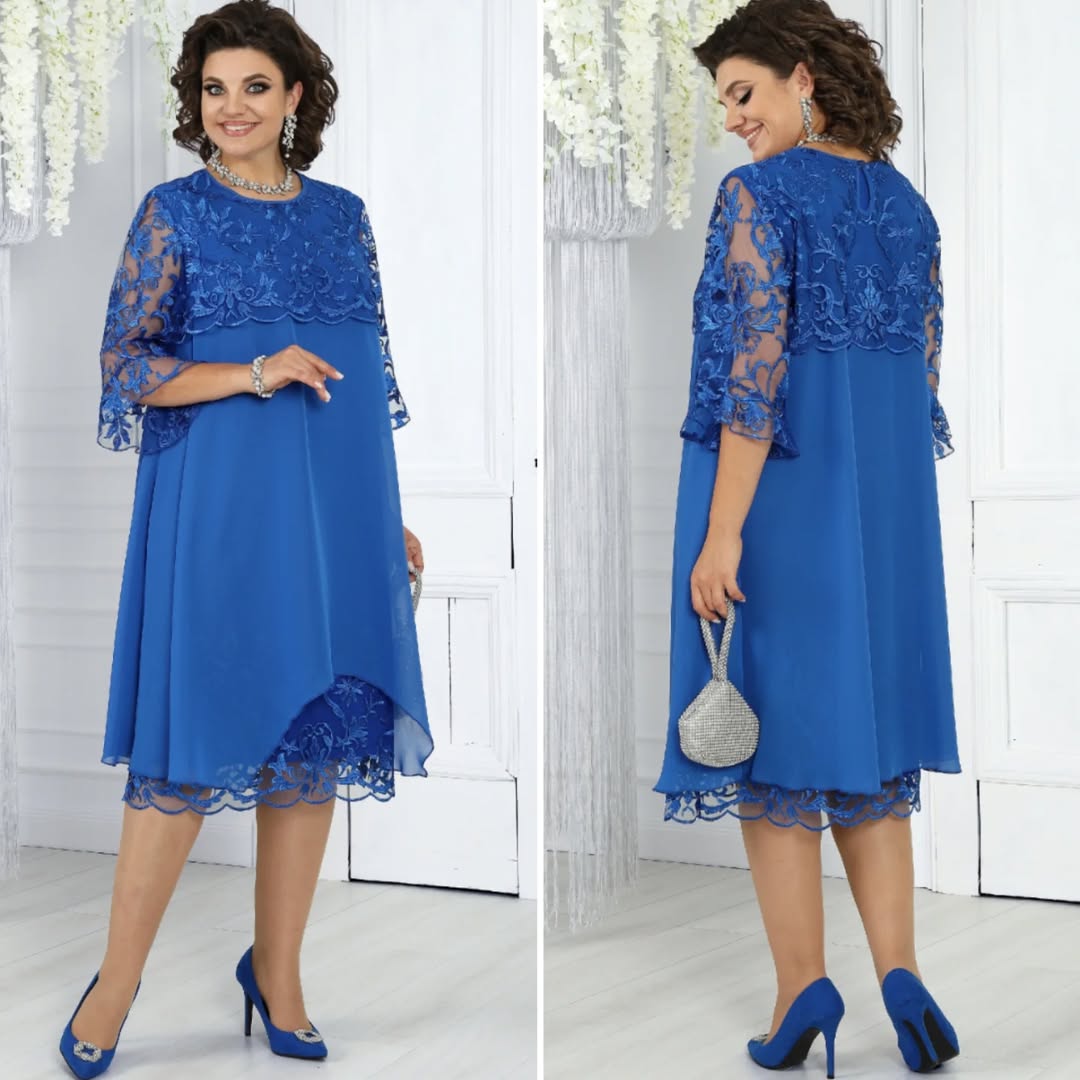 Lirona™ – Midikjole casual chic