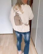 Femke | Losse Hoodie met Ankerprint