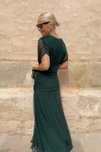 Lotte | L'elegante Lange Feestjurk incontra V-hals