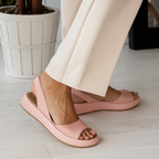 Sandalo comfort elegante rosa