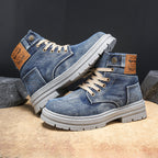Handgemaakte Denim Boots