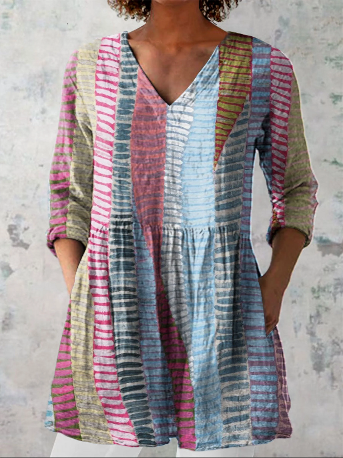 Danika | Blusa lunga a forma di V
