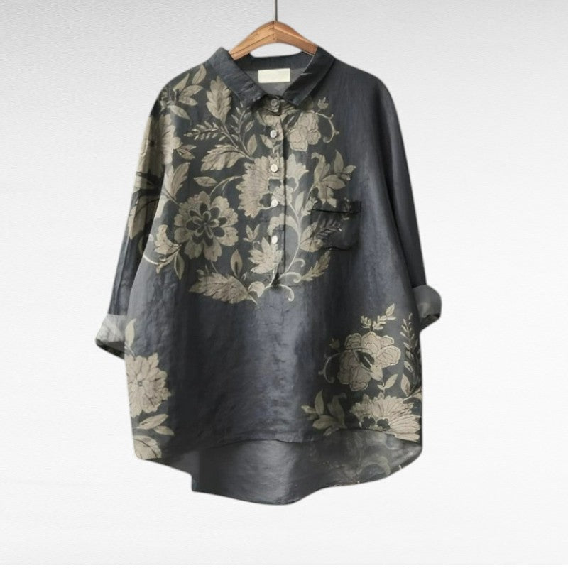 Laluna® | Klassieke Bloemenblouse