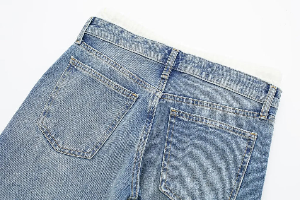 Anna | BOXER JEANS DRITTI BIANCHI