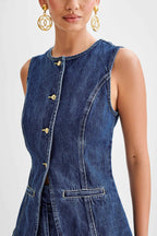 LALUNA® | SET CON BOTTONI IN DENIM