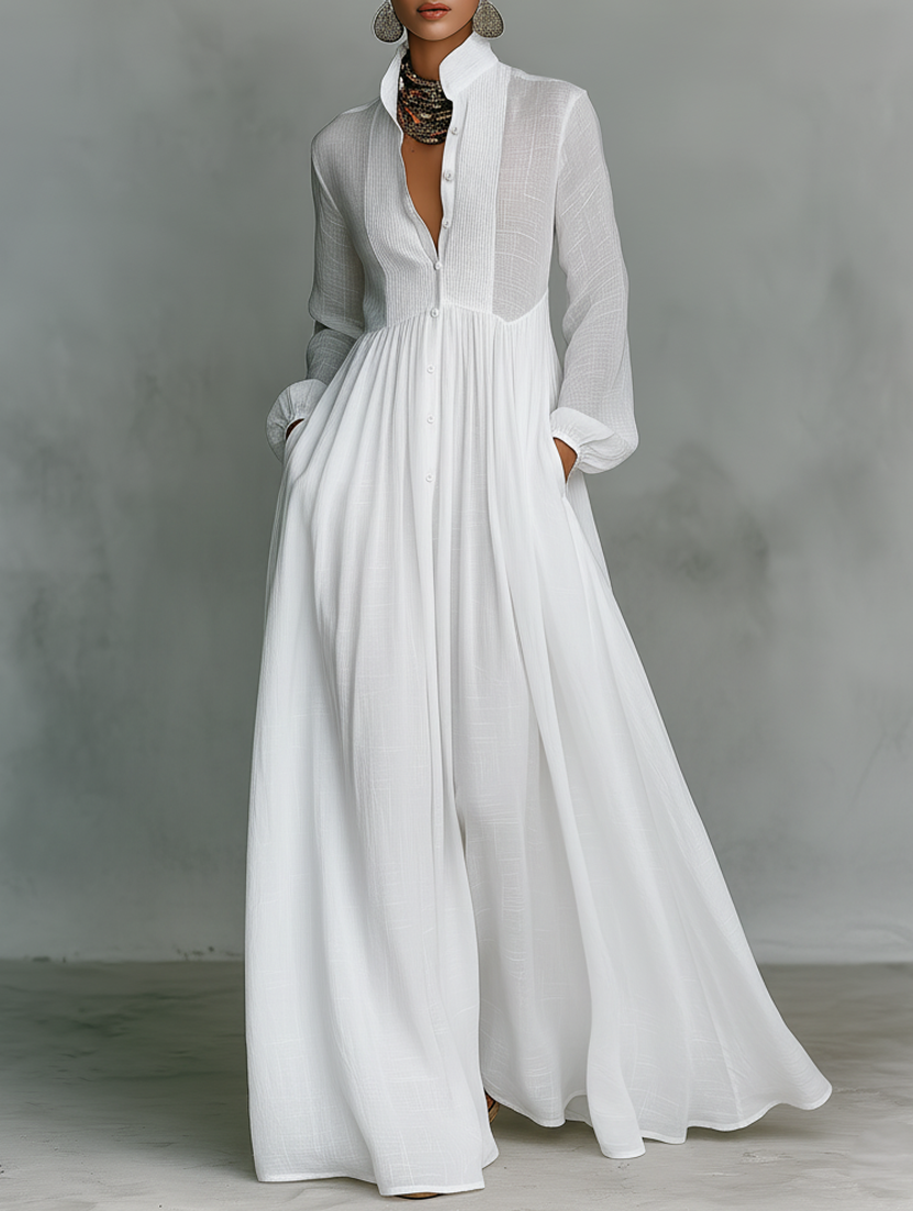 Alessia ∙ Maxi minimalismische jurk