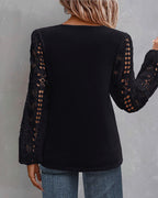 Femke | Casual Blouse met Kant