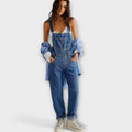 Kaelle™ - Salopette in denim Afslappet