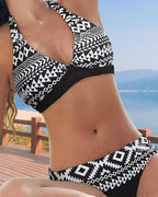 Joana - Bikini boho allacciato al collo