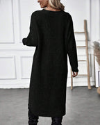Sophie | Lange Effen Trui-jurk